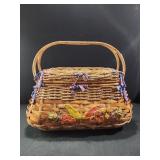 Picnic time large picnic basket 22x12x14