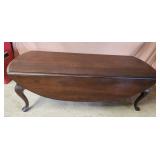 48x16 Queen Anne style Cherry Drop Leaf Coffee