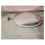 26" round industrial convex mirror,