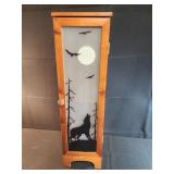 26.5: tall wolf design CD cabinet