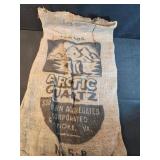 Arctic quartz vintage burlap sack 100 lbs