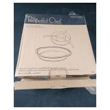 Pampered chef nonstick cake pan set with