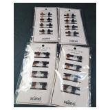 4 packages 12 ct each mini jaw clips