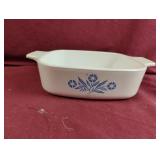 Corning Ware cornflower casserole dish. A-1-B