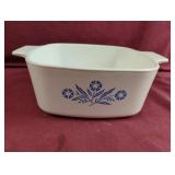 Corning Ware cornflower casserole dish. A-1 1/2-B