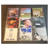 9 assorted CDs , bad company , the who , huey