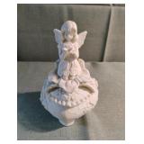 Hermitage Pottery Fairy bisque trinket box