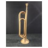 18" bugle, plastic goldtone decor