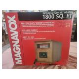 Magnavox infrared quartz heater 1800 square ft