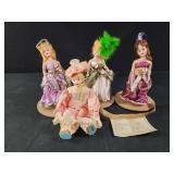 Vintage 1950s dolls 7.5"