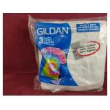 Gildan. Size L t shirts. 3 packs. White