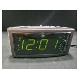 GE alarm clock large display clock radio