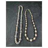 2 Beaded necklaces