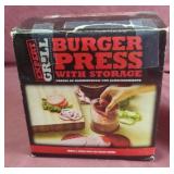 Expert Grill Burger Press with Storage