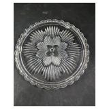 vintage Indiana Glass cake plate, 11"
