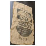 Vintage Artic Quartz 100 lbs. Burlap bag