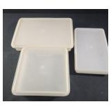 3 TUPPERWARE CONTAINERS