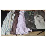 Mens large dress shirts and xl quarter zip long