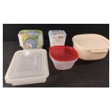 Plastic containers with lids