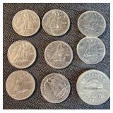 1978, 1971, 1979, 1980, 1988, 1985, 1993, 1984
