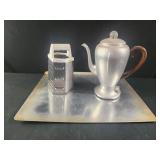 Vintage Mirro-Matic Coffee Maker Pot with Lid no