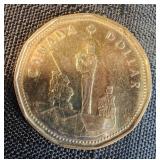 1995 Canada Peacekeeping Loonie One Dollar $1