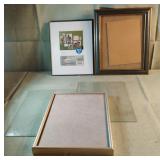 Picture frames and cut glass