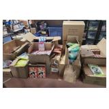 Huge TABLE LOT, snack pack containers, mickey