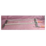 Set of 2 bar clamps