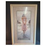 22x35 Steve Hanks ï¿½Ashley" Framed print, girl at