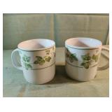 Gibson Garden Ivy Mugs. Set of 2