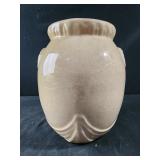 vintage 9" French glazed stoneware crock has
