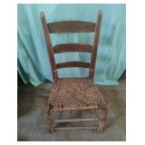Vintage childs ladder back chair