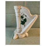 Metlox Mtg Co. # 607 Harp Vase With Gold Trim