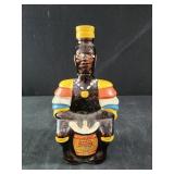 Limbo Drummer" Old Oak Rum Bottle, Vintage, 70