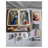 Box Lot of Kitchen Utensils
