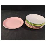 Vintage Sun-Valley "Melmac" 8 saucers and 2