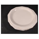 Pfaltzgraff Heritage white dinner plates. Set of