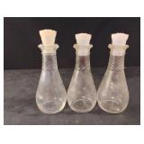 MCM Hazel Atlas Cruet Glass Decanter Bottle