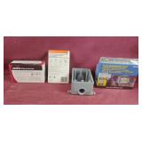 Receptacle, cover and waterproof cover
