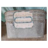 Galvanized wash tup with drain 15 gal. 20 x 11