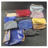 Assorted makeup cases bags