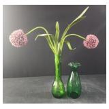 Vintage Anchor Hocking Forest Green Glass 6 1/2"