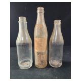 Vintage bottles, nehi bottle