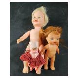 Vintage small baby dolls