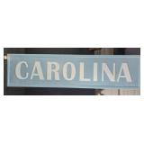 48x12 metal Carolina sign