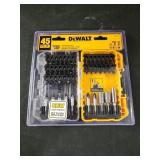 45 pc Dewalt screwdriving kit new
