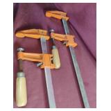 Set of 2 bar clamps 38 1/2" long