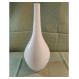 IKEA hand blown white vase