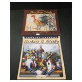 Country gardens abd proud rooster old calenders